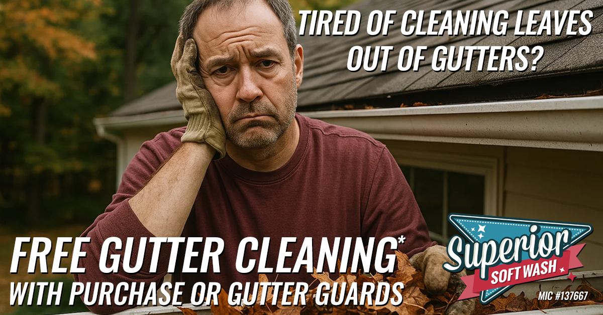 Free Gutter Cleaning with Gutter Guards
